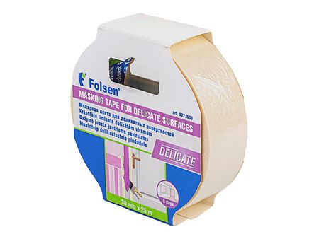 лента малярная Folsen для деликатных поверхностей  30мм х 25, арт.0272530 ные шарики подшипника gcr15 3 175 30мм