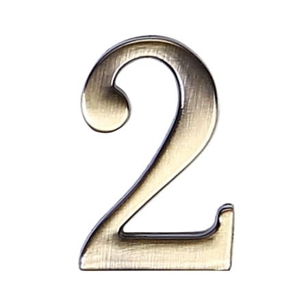 цифра-2 самокл металл антик бронза крючок 2 х рожковый антик бронза