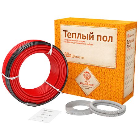 кабель нагревательный WARMSTAD WSS 100Вт длина кабеля 7м красный кабель ocim nr18 для tig 4 м