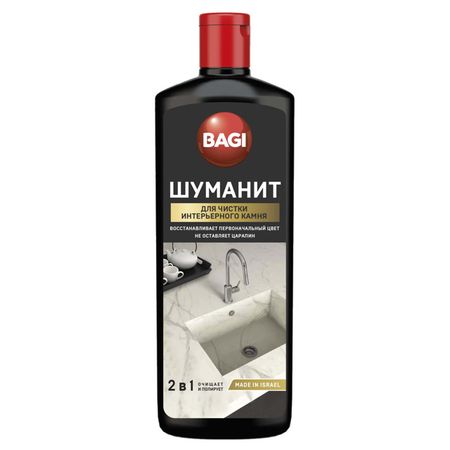 средство чистящее БАГИ Шуманит крем 350мл для интерьерного камня rijilei полировальные накладки для камня 9 дюймов