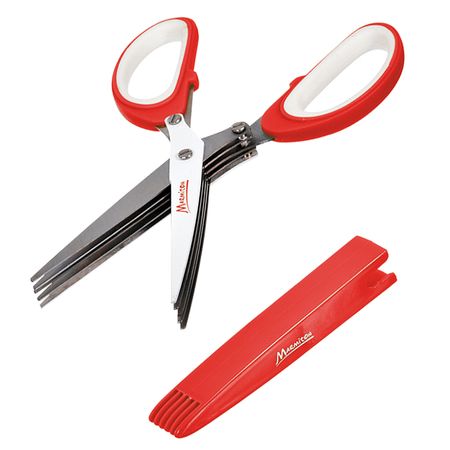 ножницы для зелени MARMITON 5 пар лезвий с чехлом нерж.сталь, пластик крючков marmiton 2шт 6 5см на дверцу навесные нерж