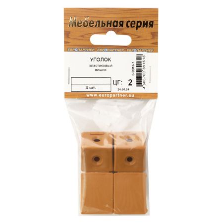 уголок монтажный 24х25мм вишня 4шт уголок монтажный 24х25мм вишня 4шт
