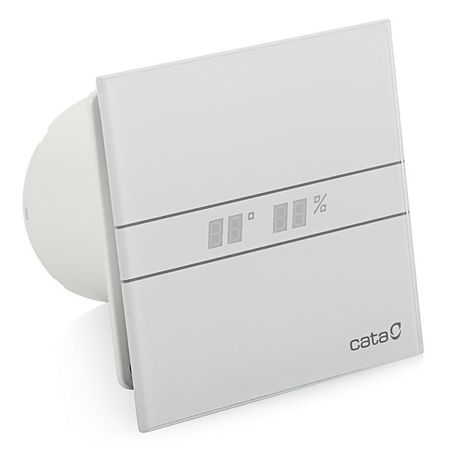 вентилятор фланцевый CATA E100GTH d100 стекл. панель индикатор тайм циферблатный индикатор 0 10 0 30 мм