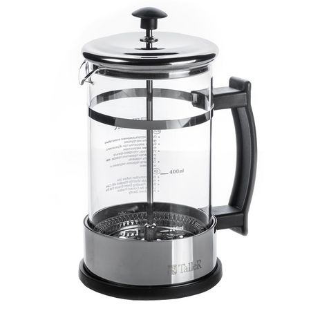 френч-пресс TALLER Аден 600мл стекло боросиликатное,нерж.сталь,пластик fape локоть 105 градусов боросиликатное стекло