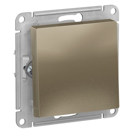 выключатель 1-клавишный Atlas Design шампань переключатель 1 клавишный atlas design шампань