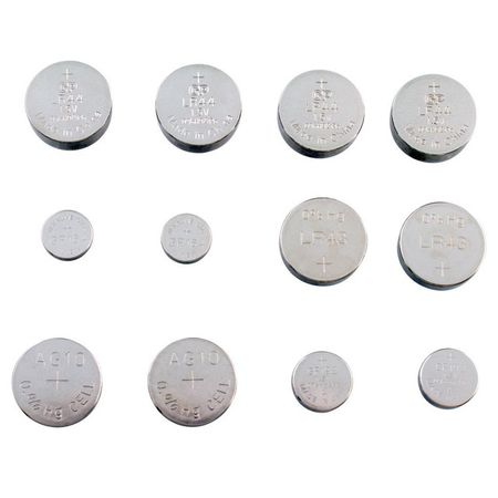 батарейка GP набор A76 164 186 189 192/LR64 LR621 LR43 LR54 LR4 щелочные 12 шт