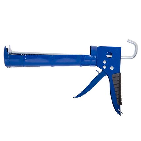 пистолет для герметика TOOLBERG Профи полукорпусной с зубчатым штоком, арт.1901003 пистолет для герметика zolder мастер полукорпусной арт с852