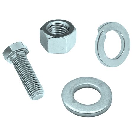 болт DIN933 М10х50 + гайка + шайба + гровер 2шт болт din933 м6x80 гайка шайба гровер 4шт