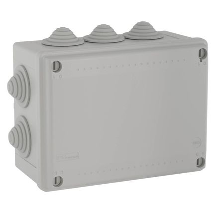 коробка разветвительная о/у IP55 150х110х70 10 вводов серый