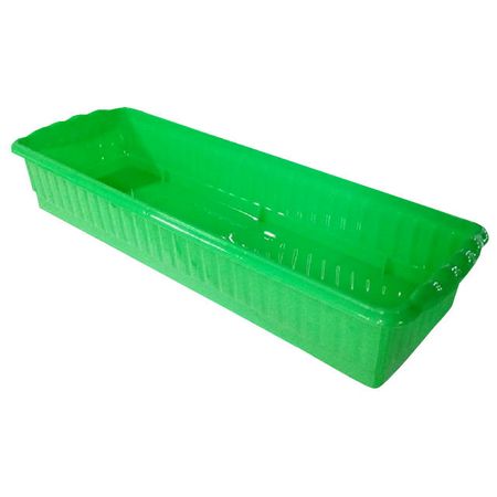лоток для рассады Дом и дача 47х17х8см зеленый горшок пластиковый для рассады литьевой h 13 см 2л d 17 см зеленый