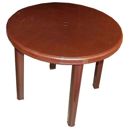 стол круглый 90x90x71см шоколад пластик скатерть для стола eventsdecor круглый столик из спандекса