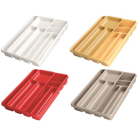 лоток для столовых приборов COSMOPLAST 40х30х6,5см 8 секций пластик в ассортименте лоток для столовых приборов mallony forma 40 5х33 5х4 5см 6 секций пластик тпр