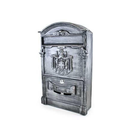 ящик почтовый 405х255х75мм старое серебро китайские подарочные конверты с блоком для писем 6 шт