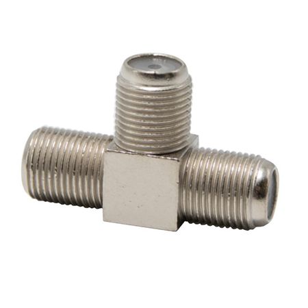 соединитель TV РЕАЛЬНАЯ ЭЛЕКТРИКА тройник гнезда F ТрАгн 1шт