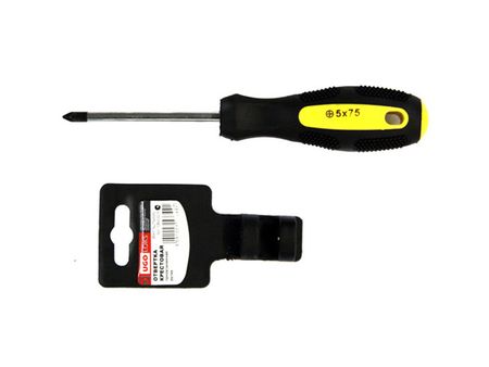 отвертка крестовая UGO LOKS 5,0х75мм PН1