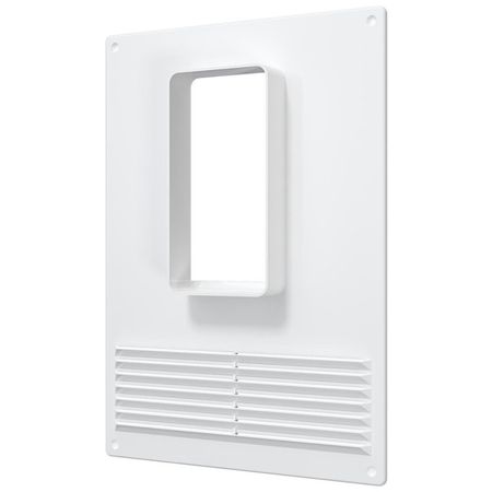 накладка торцевая 250х180 с вертик фланцем 60х120 с решеткой