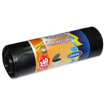 мешки для мусора ANTELLA 240л 5шт 95х140 40мкм контейнер универсальный 240л на колёсах в асс те