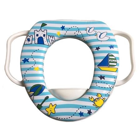 сиденье для унитаза детское OFELIS Кораблики  с ручками пластик для toyota camry avalon daihatsu altis детское заднее сиденье анкерный слот отделка крышка кнопка isofix аксессуары 71713 06070