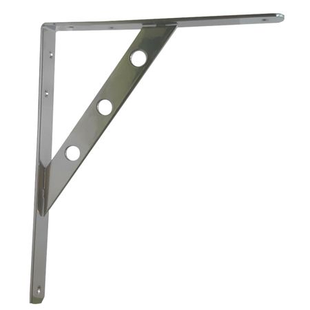 консоль силовая Альфа 150х200х24мм 35кг хром