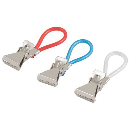 набор зажимов для полотенец РЫЖИЙ КОТ Mollete 10шт пластик, нерж.сталь