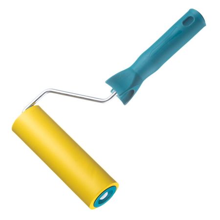 валик с ручкой прижимной резина 150мм, арт.138-1150 валик с ручкой toolberg фактурный дождь резина 180мм арт 1413101