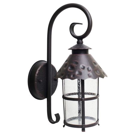 светильник уличный настенный DE FRAN Country E27 100Вт IP44 темно коричневый электрический паяльник 60вт 80вт 100вт