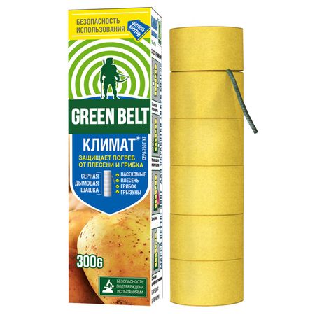 акарофунгицид Серная дымовая шашка Климат 300г шашка дымовая шашка против кротов кротомет