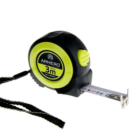 рулетка ARMERO 3мх16мм магнитная с автостопом litwod a100 фонарик