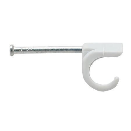 скоба крепежная серая SC 5-7 30шт скоба для крепления кабеля d9мм нейлон 30шт