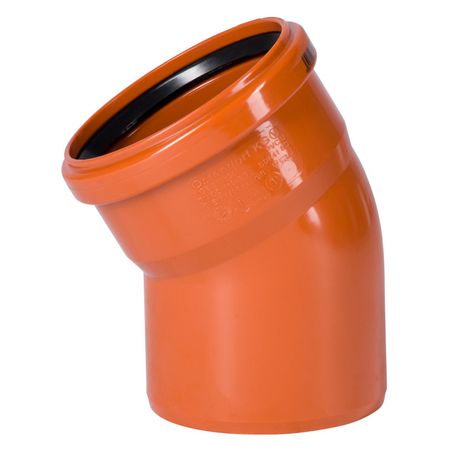 отвод для наружной канализации OSTENDORF 110мм 30гр муфта для наружной канализации 110мм
