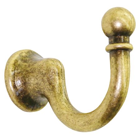 крючок 1-рожковый ввертный сталь бронза крючок 2 х рожковый   антик бронза