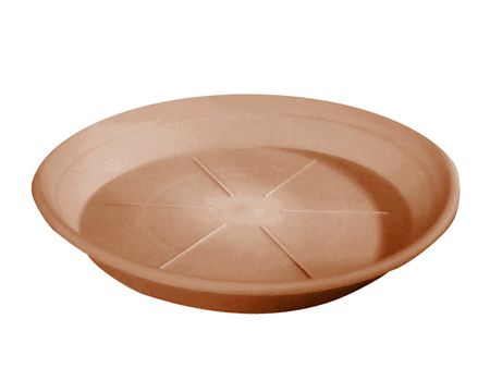 поддон пластиковый d34см терракот