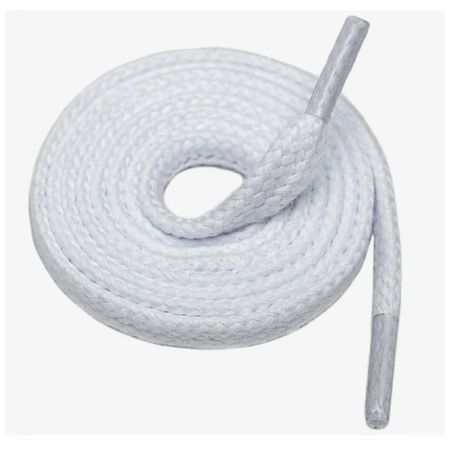 шнурки CORBBY 90см хлопок плоские белые