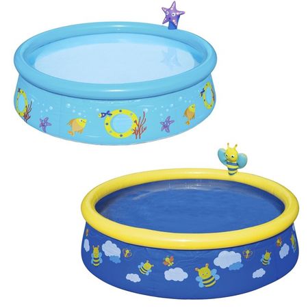 бассейн с мягким каркасом BESTWAY 152х38см 477л с разбрызгивателем всплывающий разбрызгиватель whwh