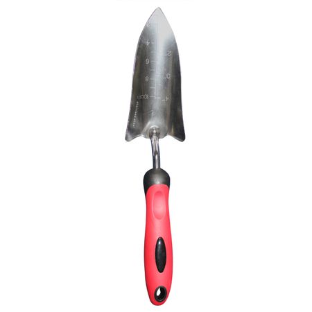 совок посадочный MAXITERRA 33х8см нерж.сталь прорезиненная ручка определитель кислотности maxiterra 28 5см