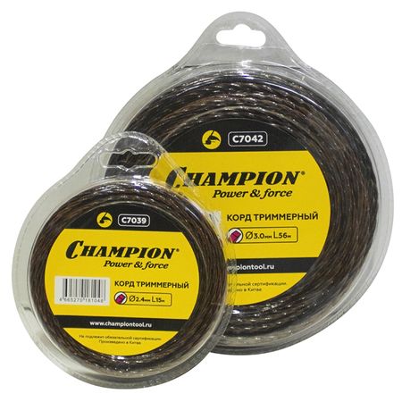 леска для триммера CHAMPION Magic 2,4мм 15м витой квадрат 5 пар 10 пар 8mp пассивный hd видео балун трансмиссия 4k bnc балун cctv витой передатчик для ahd cvi tvi камеры