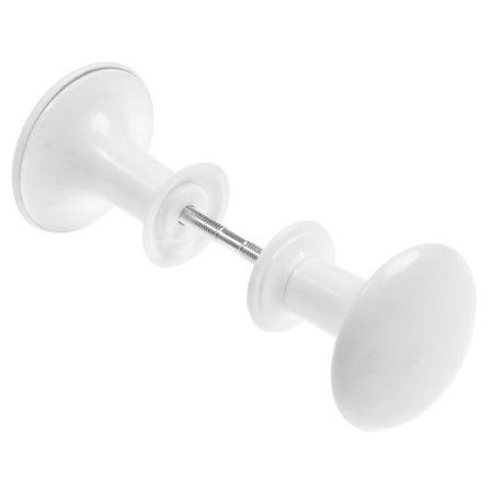ручка-кнопка пластиковая белая вешалка для тапочек taany пластиковая белая