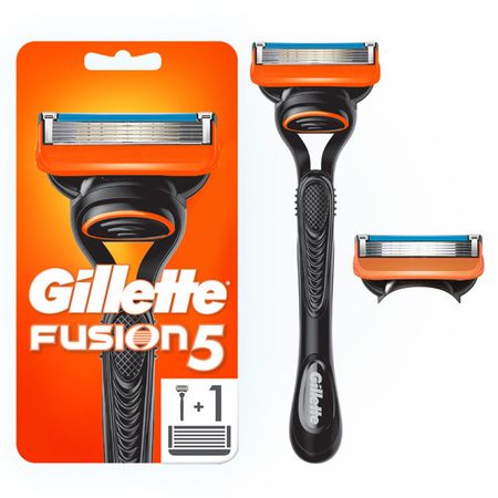 станок для бритья GILLETTE Fusion + 1 кассета 5 лезвий кассета для станка jungle story лезвий запасных острых для т образного бритвенного станка