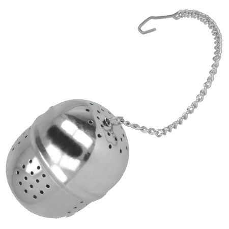 ситечко для чая METALTEX 4х6,5см на цепочке нерж.сталь колец кулинарных metaltex 3шт круглые 6 8 10см нерж