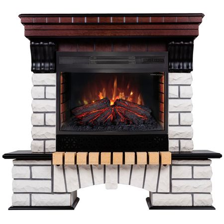 каминокомплект REALFLAME Country (очаг Firespace 25) белый, венге аэрогриль vitek af4001 1500вт белый 5 л