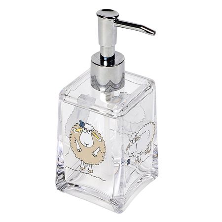 дозатор для жидкого мыла TATKRAFT Acryl funny Sheep настольный акрил наклейка для туалета moonbiffy funny man
