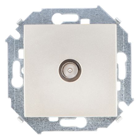 розетка телевизионная SIMON серия 15 шампань shhworldsea 5 30 100 ов 2 2 мм 2p 2way male female 880 автомобильный разъем 6189 0249