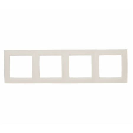 рамка 4 поста SIMON серия 15 слоновая кость