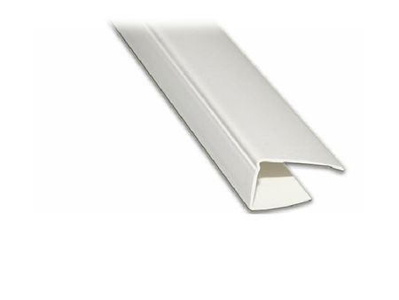профиль для панелей ПВХ финишный 3м белый