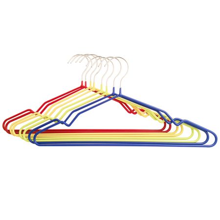 набор вешалок ATTRIBUTE 8шт  для лёгкой одежды металл 35см крючки для вешалок пластиковые металл 30 шт