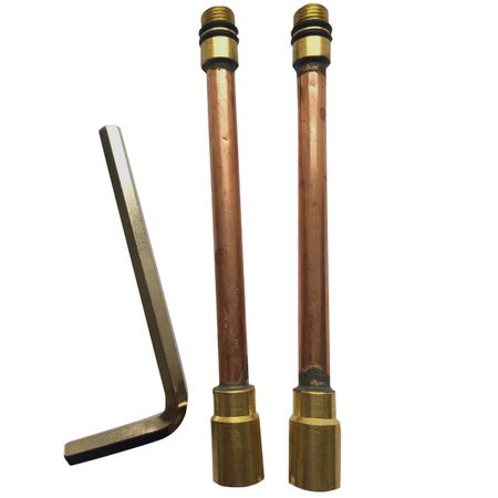 удлинитель подводки для смесителя LEDEME уп. 2шт универсальный вращающийся удлинитель для смесителя