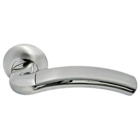 ручка дверная MORELLI MH-02 SN/CP никель белый/хром