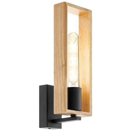 бра EGLO Литтлтон 1x60Вт E27 сталь черный