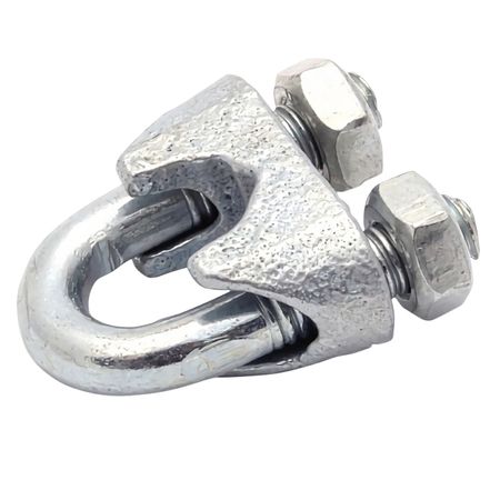 зажим троса DIN741 5мм 2шт блок для троса одинарный 50мм цинк нейлон шкив