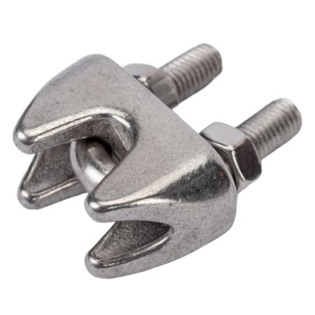 зажим троса DIN741 5мм нержавеющая сталь 1шт 1 шт m2 m32 316 нержавеющая u образный зажим для троса кабельные болты крепежные такелажные аппаратные зажимы